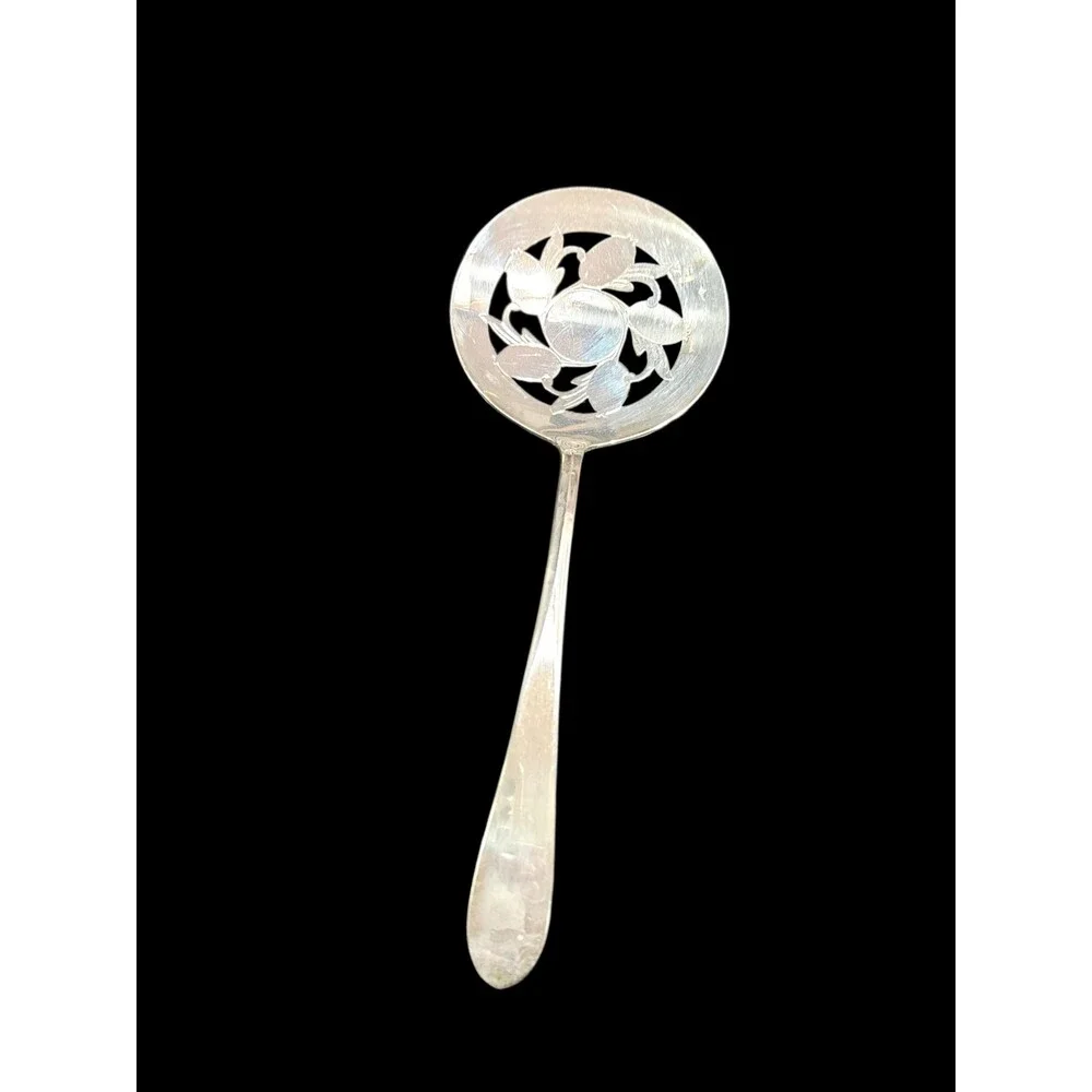Original Rogers Silverplate Tomato Serving Spoon, International Silver Co